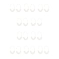 thumbnail image 2 of Qarigey 1 par de pendientes de estilo simple en forma de U con estampado de leopardo geométrico universal colgante de oreja joyería de moda para chicas Type1 NO1 Qarigey CBP234341, 2 of 6