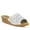 White, variant on Estella Women's Slide Sandals | Geometric Laser Cut Casual Heel for Women
