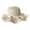 Beige, variant on Children's Girls Sunscreen Hat Summer Bow Sun Hat Straw Hat Braided Hat Beach Hat Sun Visor Fisherman's Hat 52