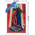 thumbnail image 3 of NBA New Orleans Pelicans - Zion Williamson 20 Wall Poster, 14.725" x 22.375", Framed, 3 of 3