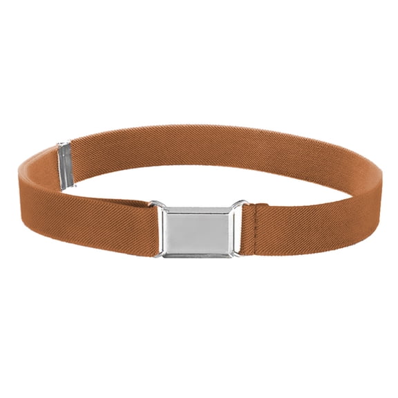 Belts for Women Fashion Kids Toddler Elastic Stretch Unisex Silver Buckle Soft Adjustable Womens Belt