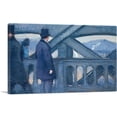 thumbnail image 1 of ARTCANVAS The Bridge Of Europe Canvas Art Print by Gustave Caillebotte - Size: 40" x 26" (1.50" Deep), 1 of 9