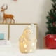 thumbnail image 4 of Herunwer Lighted Ceramic Christmas Tree Snowman Decor Gift Porcelain Ceramic Figurines with Lights for Table Centerpiece Mantel Tabletop Fireplace Xmas Holiday, 4 of 6