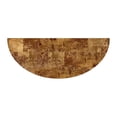 thumbnail image 4 of Hampton Demilune Traditional Burl 36" Console Table in Light Brown  1533442, 4 of 7