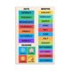 thumbnail image 1 of Classroom Calendar Poster Canvas Wall Art Months of the Year Days of the Week Chart for Elementary School Decor poster Unframed12x18inch(30x45cm), 1 of 1