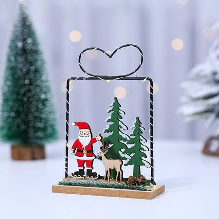 

Christmas Decorations Desktop Atmosphere Warm Light Frame Small Night Light Decoration Restaurant Hotel KTV Background Light