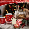 thumbnail image 4 of Set de 12 piezas de arte navideño con diamantes de Drink Coasters Suttmin, 4 of 6