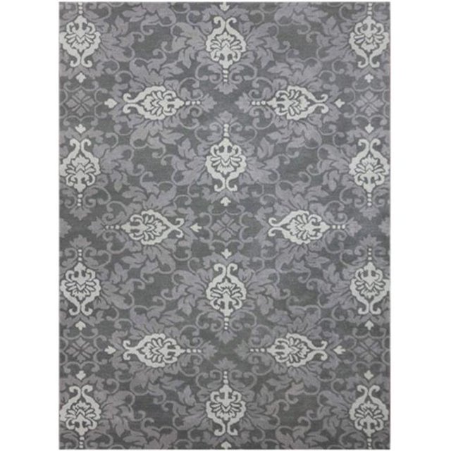 Amer Rugs Tapis Touffeté à la Main ASC3510508 - Bleu Marine&44; 5 x 8 Pi.