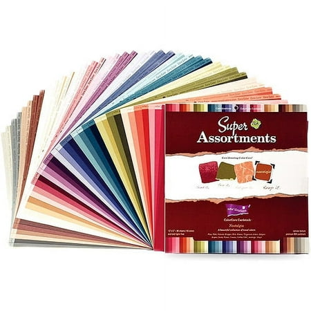Core'dinations Cardstock Super Assortment 12''X12'' 80 Sheet, Nostalgia