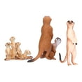 thumbnail image 2 of Modèle Meerkat, Collection PVC Sécurisé Simulé Mignon Réaliste Figure de Suricat Exquis pour l'Activité Éducative pour les Fêtes de Famille Surekats Solide, 2 of 8