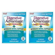 Digestive Advantage Intensive Bowel Support, 32 Capsules (Pack of 2)