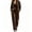 Brown 02, variant on Karymi Tops for Women Trendy Velvet Two Piece Tracksuit, Zip Up Hooded Long Sleeve Jacket, Elastic Waist Wide Leg Pants, Fall Winter Casual Matching Outfit Set