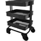 thumbnail image 5 of Carro organizador moderno, construcción de metal resistente con carrito rodante para maniobrabilidad perfecta (dimensiones no proporcionadas), 5 of 5