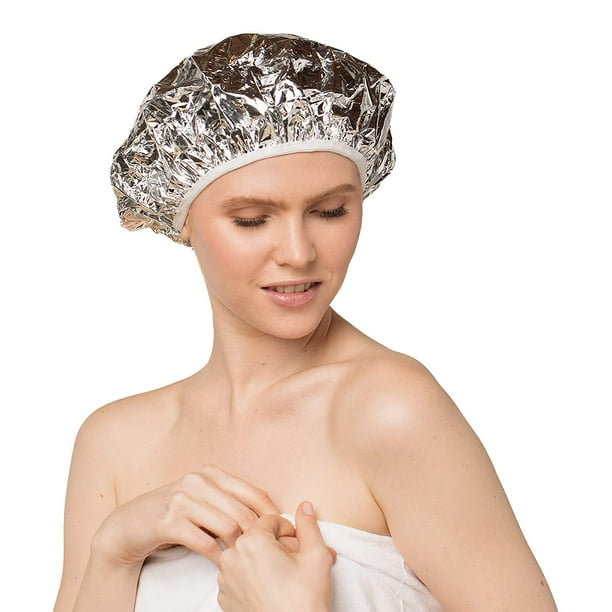 RV 4 tapas de aluminio desechables, tapa termostática para el cuidado del cabello, tapa de evaporación para el cuidado del cabello, tapa de aceite humeante, tapa para el cabello de hojalata al vapor (