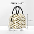 thumbnail image 5 of Logiee Leopard Print Print Lunch Bag for Women & Men,Adult Insulated Lunch Box,Food Lunch Containers,Reusable High Capacity Lunch Tote Bags for Work, Travel, Outdoor, 5 of 9