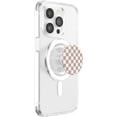 thumbnail image 4 of PopSockets PopGrip para tablero de ajedrez MagSafe, marrón y blanco, 4 of 5