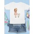 thumbnail image 3 of Little Girl With Bunny T-Shirt Juniors -Image by Shutterstock,  Medium, 3 of 4