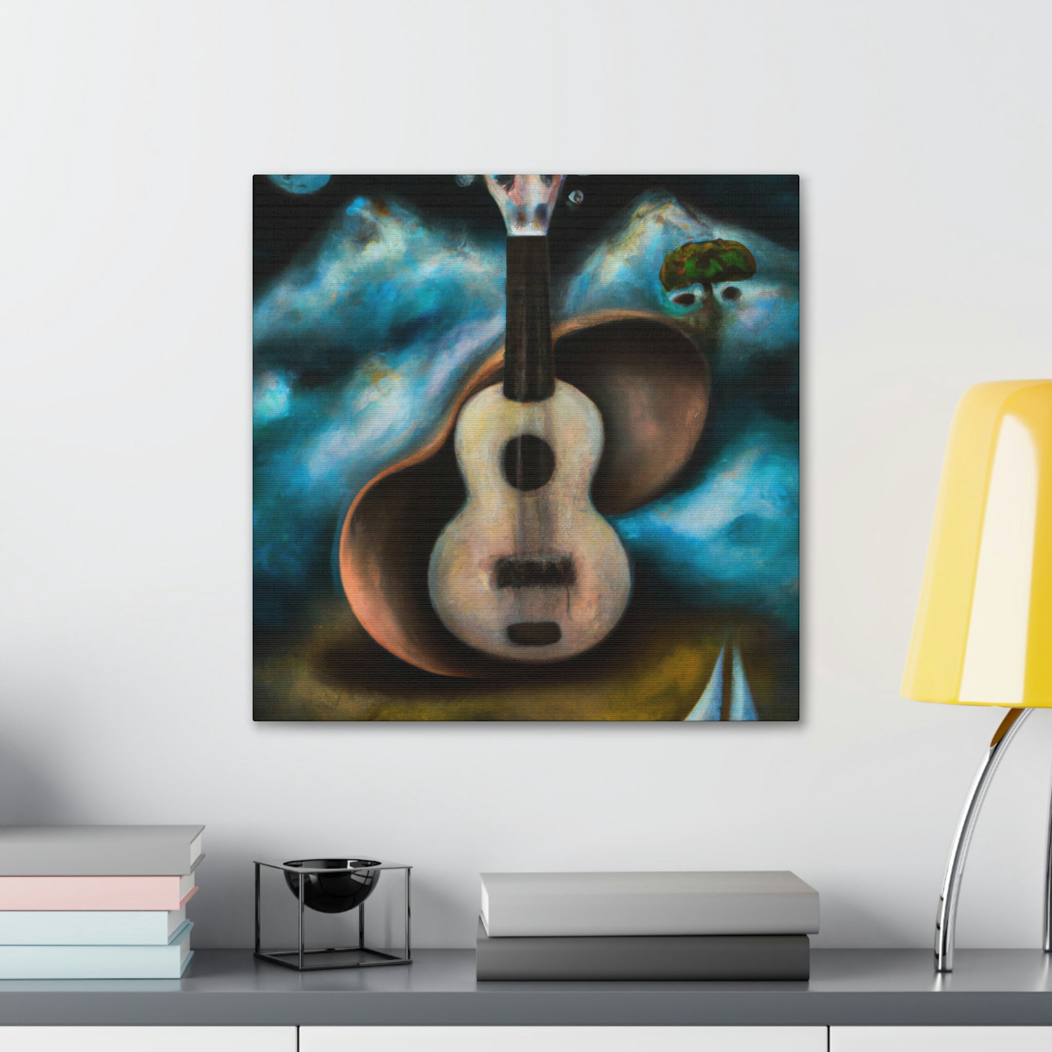 "Ukelele and Dreamscapes" - Canvas