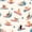 Pink Cream, variant on Castle Fairy Soft Cartoon Surfboard Floral Print Zipper Twin Comforter Sets with Fitted Sheet and 2 Pillowcases,Palm Hibiscus Pastel Shore Layout Zipper Bedding Set,Peach Mint,Reversible,4-Piece