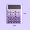 thumbnail image 5 of Desktop Calculator 12 Digit Large LCD Display Big Round Button Cute Gradient Colored Calculator Suitable for Office School Home for Kids Students Accountant, 5 of 10