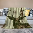 thumbnail image 2 of ONETECH Deer Camouflage Throw Blanket Cozy Plush Camo Hunting Flannel Ultra Soft Blankets Unisex Lightweight Fuzzy Gifts for Adult Men Bed Couch Sofa Kids, 2 of 6