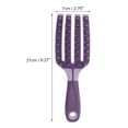 thumbnail image 4 of Unique Bargains 1 Pc Long Handle Hair Shampoo Brush for Head Massage 8.27"x2.76"x0.87" Purple, 4 of 6