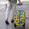 thumbnail image 3 of Blue Sunflower Pattern Luggage Cover Fashion Suitcase Cover Baggage Covers Fit 25-28 Inch Luggage (Go Travel), 3 of 5
