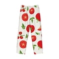 thumbnail image 4 of Daiia Fresh Red Tomato Men's Sleep Pant with Pockets and Drawstring,Pajama Pants-Large, 4 of 9