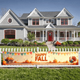 thumbnail image 7 of Decorative Banners Happy Fall Thanksgiving Design Pumpkin Decoration Colorful Flags Autumn Theme for Seasonal Party Holiday Festive Gathering, 7 of 7