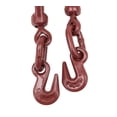 thumbnail image 3 of 1/4" Grade 70 Chain and Binder Kit | (2) 1/4" - 5/16" G70 Lever Style Snap binder  & (2) 1/4" x 20' G70 Chain w/ Grab Hooks | 3150 lbs Safe load Limit for Truck & Flatbed Trailer, 3 of 9