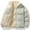 Mint Green, variant on Plus Size Coat Reversible Lined Winter Jacket for Men Women Warm Outdoor Casual Fashion Coat withPockets,Mint Green,L