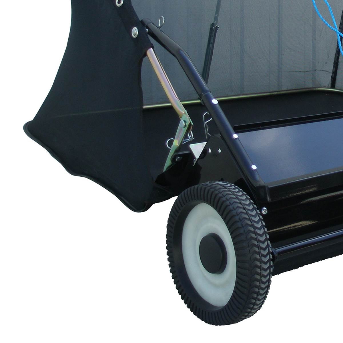 Yard Tuff 42 Inch Quick Assembly Tow Style Lawn Yard Debris Sweeper