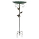 thumbnail image 1 of Tazón Alimentación Baños Pájaros Baño Pájaro Metal para El Exterior Jardín (altura 77 Cm) Verde, 1 of 8