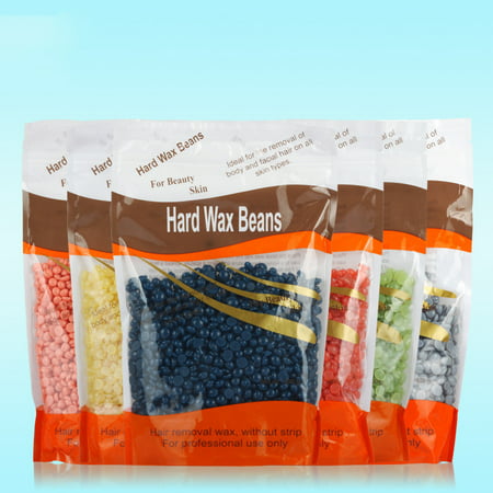300g Beauty Hair Removal Hard Wax Beans, No Strip Granules Hot Film Wax Bead for Face Underarms Arm Leg NET (Best Hard Wax For Underarms)