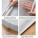 thumbnail image 4 of Bolsa Para Ropa De Tela No Tejida Bolsa para ropa gris de 88 x 60 x 10 cm, para colgar ropa, funda para traje con ventana transparente, ideal para guardar en el armario y viajar (1 unidad) JASKFLY, 4 of 8
