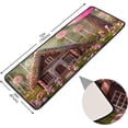 thumbnail image 2 of Dreamtimes Candy Gingerbread House Hallway Runner Rug 2'x6' Kitchen Rug with Rubber Backing Christmas Sweet Non Slip Entryway Rug Runner Washable Soft Area Rug for Hallway Bedroom Kitchen Decor, 2 of 6