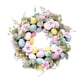 thumbnail image 4 of Guirnalda de Pascua artificial de 17.72 pulgadas Telón de fondo para colgar en la pared Accesorios de vacaciones Guirnaldas de flores Soledad Corona colgante de puerta delantera, 4 of 10