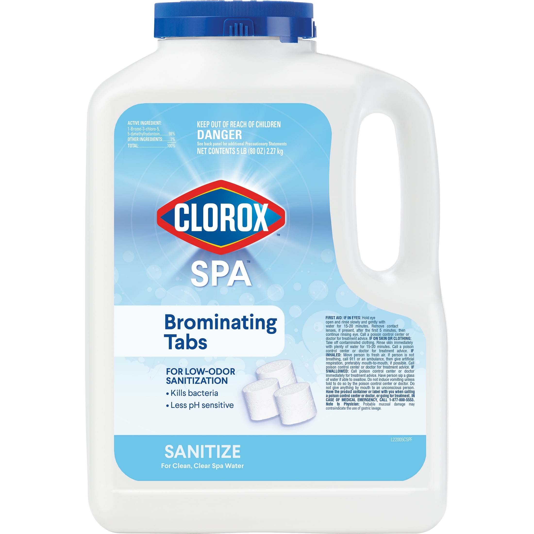 Clorox® Spa™ Brominating Tabs, 5 lb