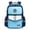Sky Blue, variant on WAYUTE Backpack for Kids Back to School Backpacks Large Capacity Zip Up Daypack Toddler Lightweight Patchwork Color Bookbag Casual School Activities