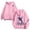 Pink, variant on Cute Christian Hoodies for Women Long Sleeve Loose Bible Verse Graphic Hooded Sweatshirt with Pockets Y2k Zip Up Jacket