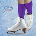 thumbnail image 3 of CRS Cross Figure Skating Socks (2 Pair) Premium Knee High Tights for Ice Skates, Footed Skate Socks, Ice Skating Socks, Dance (Passion Purple), 3 of 8