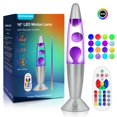 thumbnail image 1 of Lámpara Liquid Motion Elomavapa LED violeta de 16 pulgadas con control remoto, 1 of 8