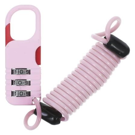 MUSEYA Small Bike Lock for Daily Use Bicycle Password Lock 1Set