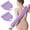Purple, variant on Exfoliating Body Scrubber with Handles, Topboutique Nylon Exfoliating Cloth Stretchable Back Rub Bath Towel Extended Length Back Scrubber Back Scrubber for Shower for Women&Men, 2Pack, Gray