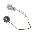 thumbnail image 4 of Ammeter 0-100A Digital Ammeter AC Current Meter Indicator LED Round Lamp Light SignalWhite, 4 of 7