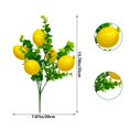 thumbnail image 3 of Inerposs Artificial Lemon Decoration, Faux Lemon Branch, Home Decor Centerpiece, Lifelike Lemon Plant, Kitchen Table Arrangement, 3 of 6