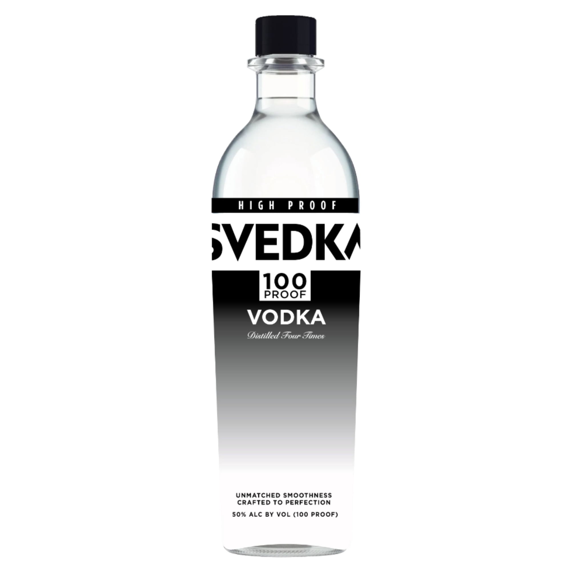 Svedka Vodka, 750ml, 100 Proof (50% ABV)