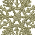 thumbnail image 2 of Vickerman 6.25" Champagne Glitter Snowflake 12/Pvc Bx, 2 of 2