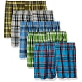 thumbnail image 2 of Fruit of The Loom Men's Woven Boxer (2XB Big, Plaid), 2 of 2