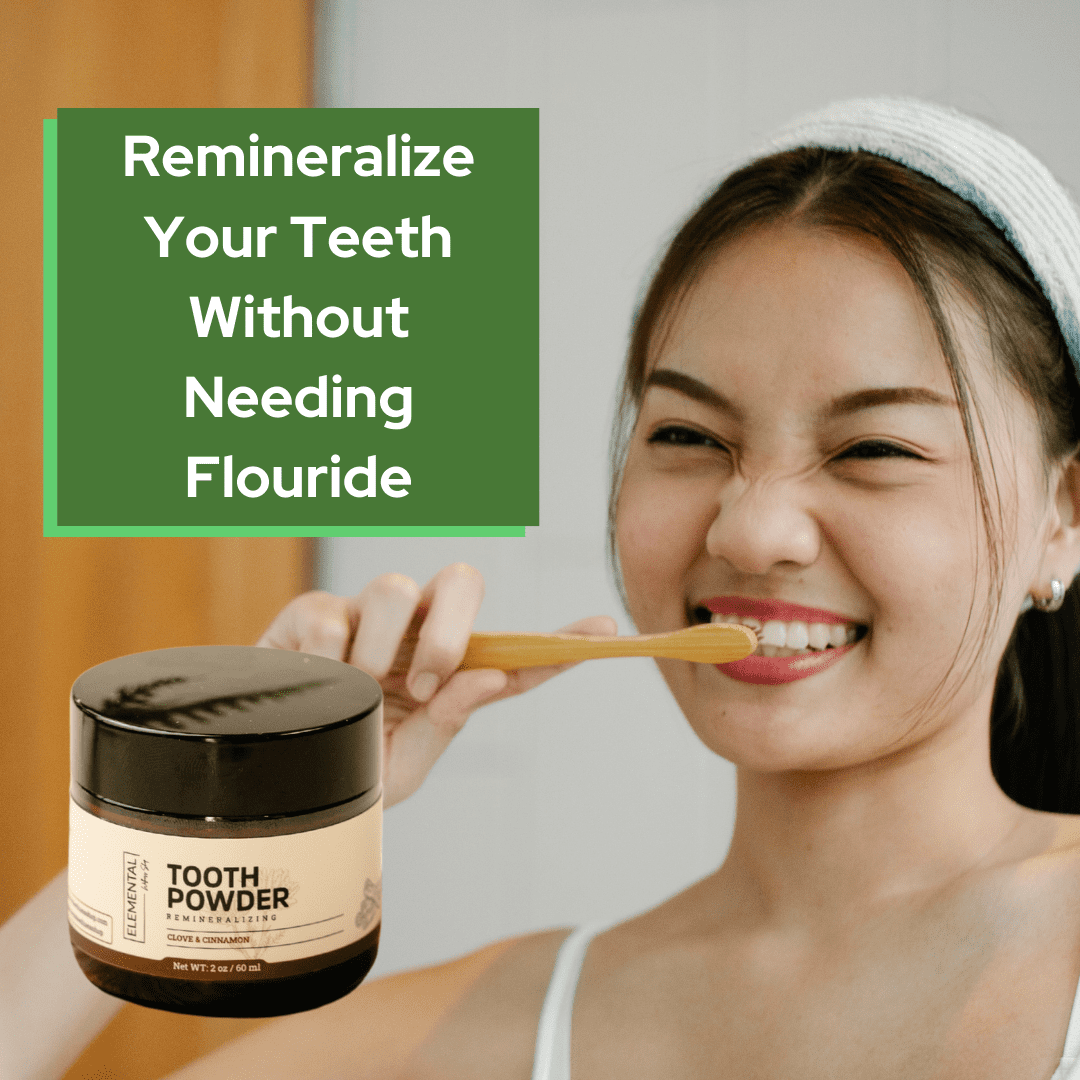 All-Natural Remineralizing Tooth Powder for Healthy Teeth & Gums (2 oz)